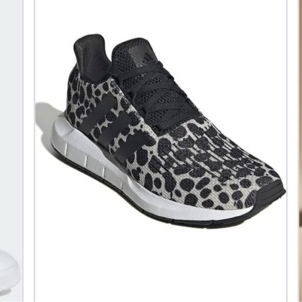 Brand New Adidas cheetah Patterned “swift run” Sneakers
